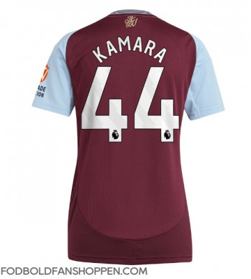 Aston Villa Boubacar Kamara #44 Hjemmebanetrøje Dame 2024-25 Kortærmet